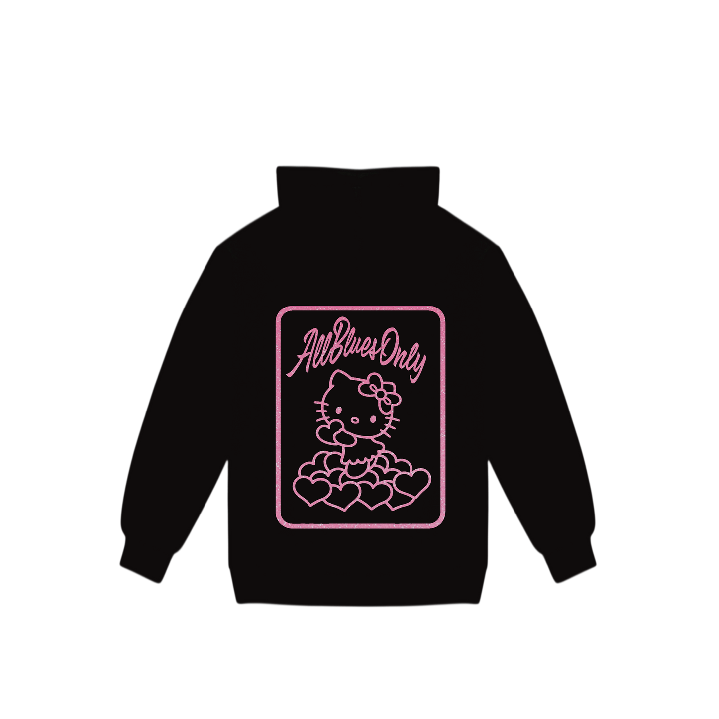 “ABO” Pink Glitter Hoodie